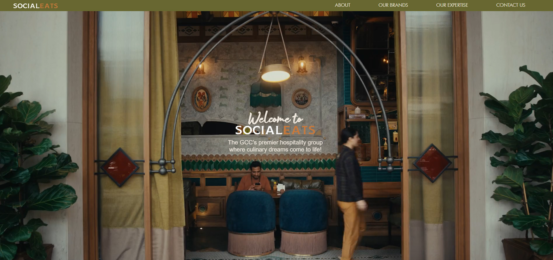 SocialEats Company Profile Website